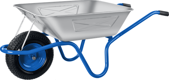 Тачка строительная ЗУБР ПТ-250 одноколесная (130 л, 250 кг)