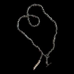 Ожерелье. Яркая и нежная. Гематин и Жемчуг