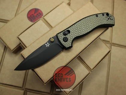 Нож FOX Knives FX-560 ANZU А+++ - рукоять хаки, клинок черный