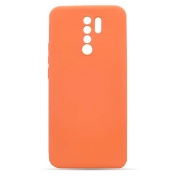 Силиконовый чехол Monarch Premium для Redmi 9 (Оранжевый)