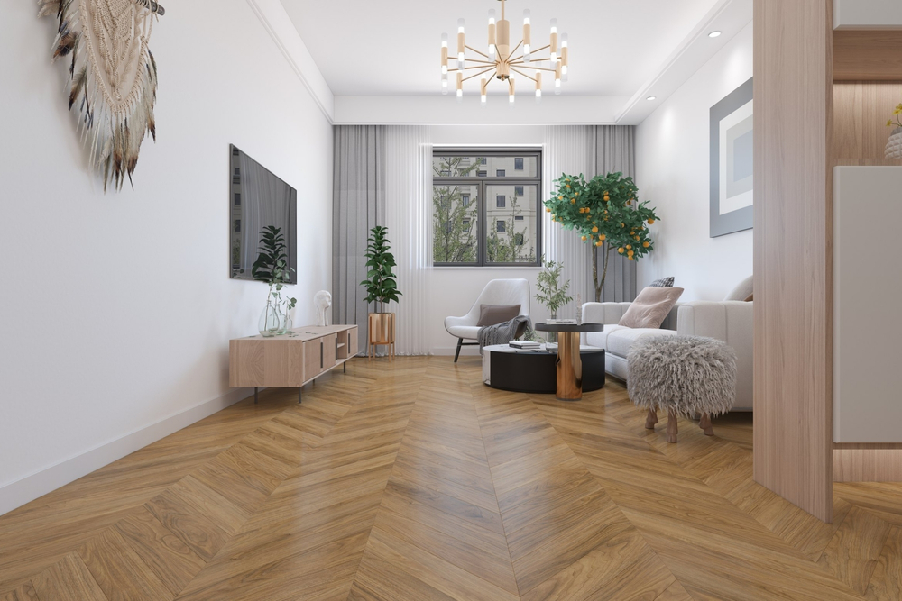 Кварц-винил SPC Damy Floor Chevron SPC 0,75мм 5,2 мм МОНСОРО 1.676 м2