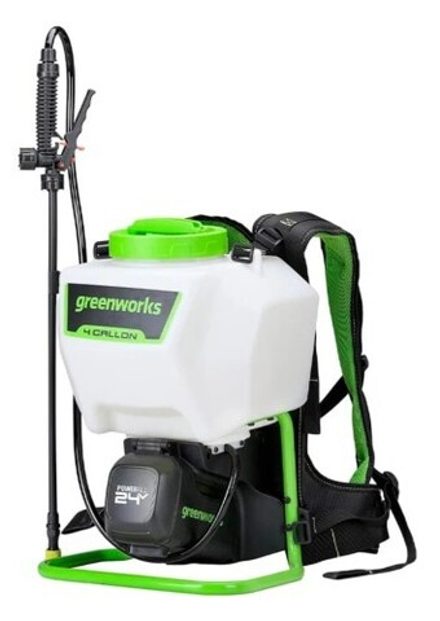 Опрыскиватель аккумуляторный GREENWORKS G24BPSII 24V, АКБ 2Ач и ЗУ 5300307UA