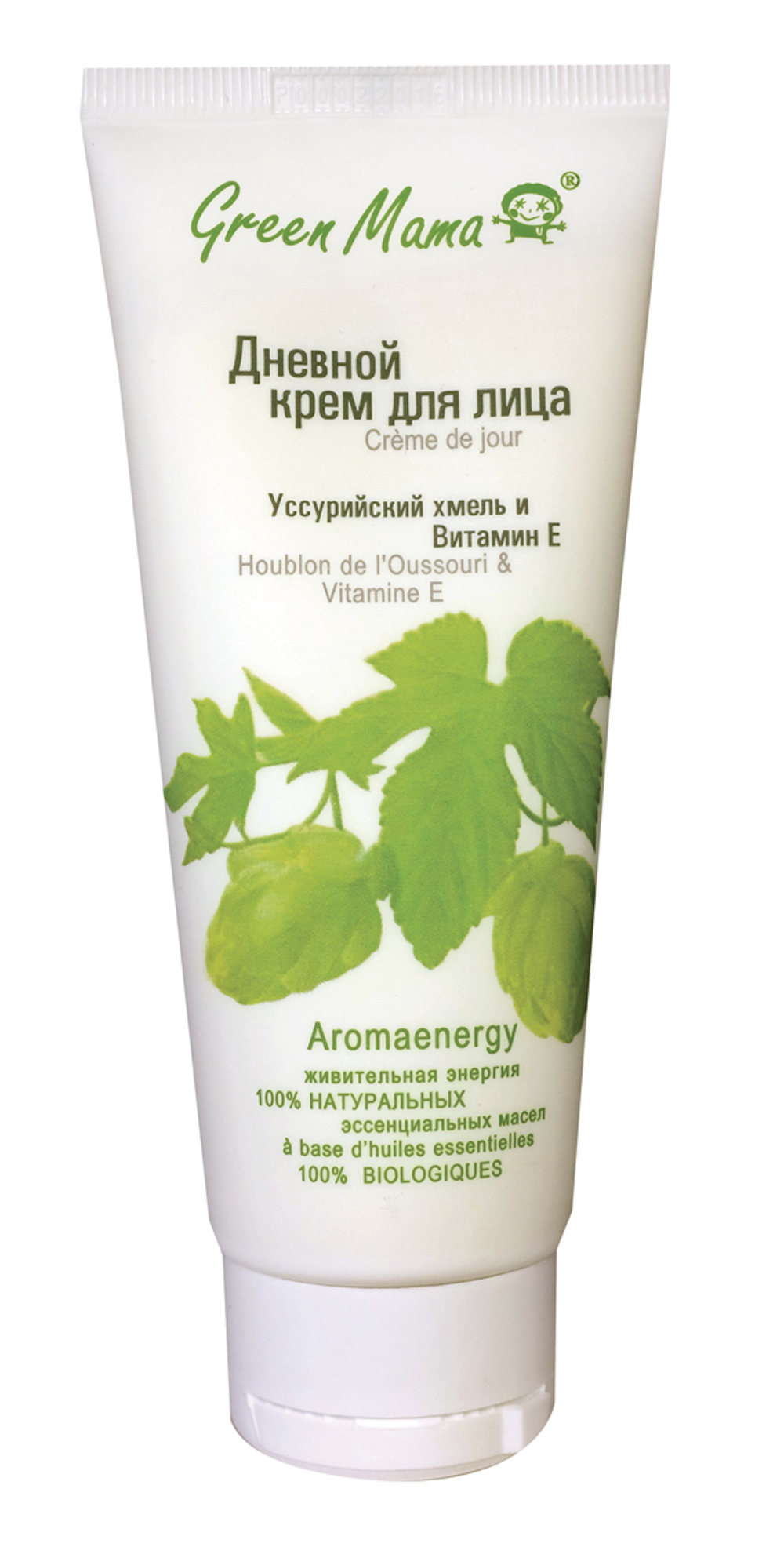 Green Mama Формула тайги Крем для лица Уссурийский хмель и витамин Е, дневной, 100 мл
