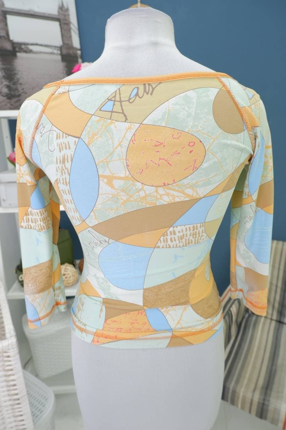 Джемпер с принтом на 14 лет