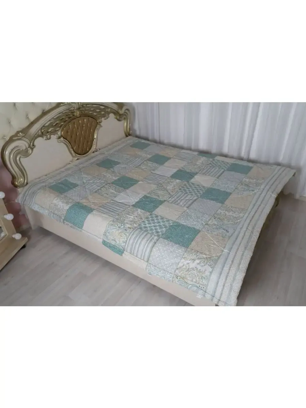 Одеяло лен двуспальное 172 х 205 утепленное зимнее льняное