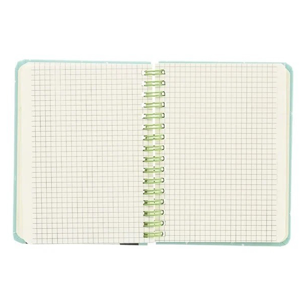 Блокнот детский Basir на резинке, формат А5, серия "Зимняя мята", переплет 7БЦ, 20.7*14 см, 60 листов, ассорти