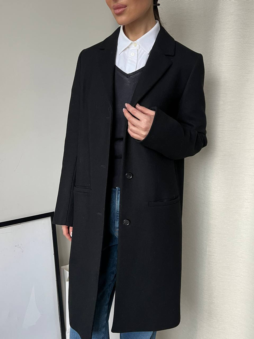 Шерстяное пальто Cos, xs/s