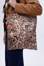 Шоппер «Кот и роза»