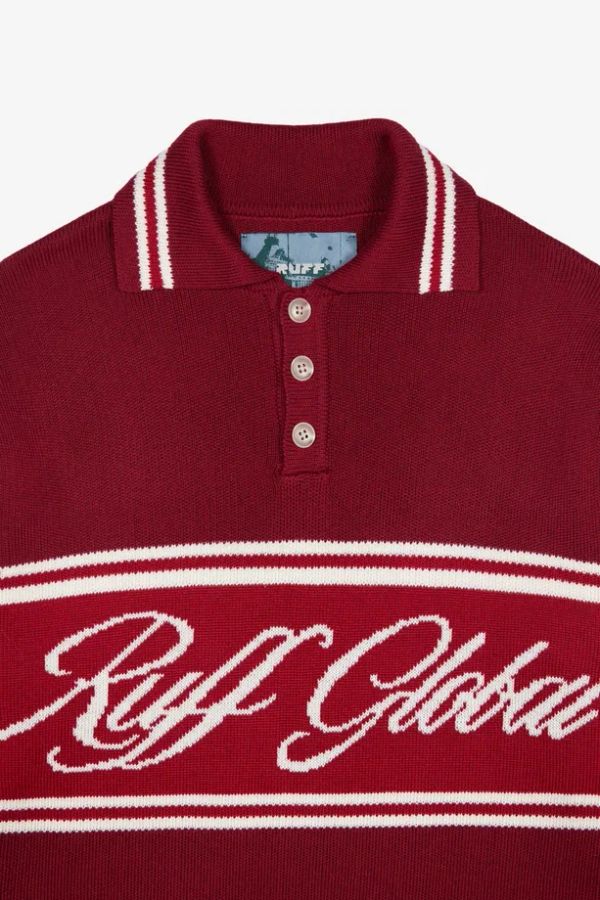 Поло Вязанное бургунди - фото 3