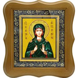 Иулиания Птолемаидская Святая мученица. Икона на холсте.