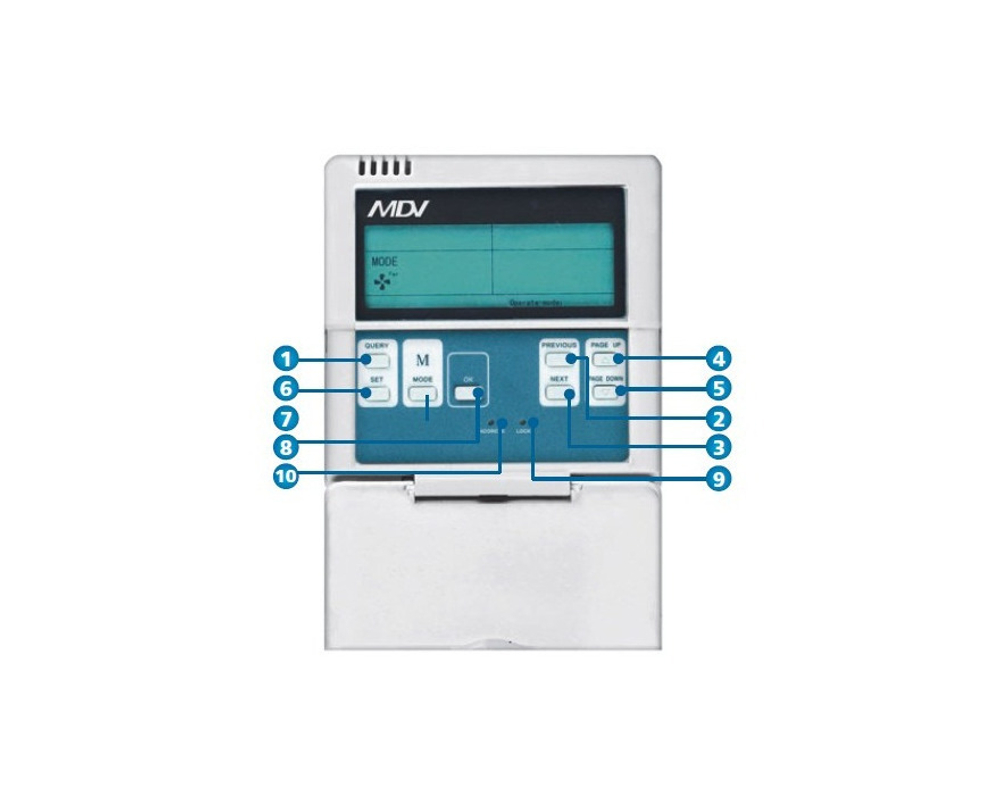 Центральный пульт MDV CCM02 для наружных блоков