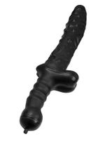 Черный фаллоимитатор «Вразумитель» с подкачкой (Цвет: черный)