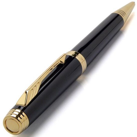 Шариковая ручка Parker Premier Lacque K560, цвет: Black GT, S0887840