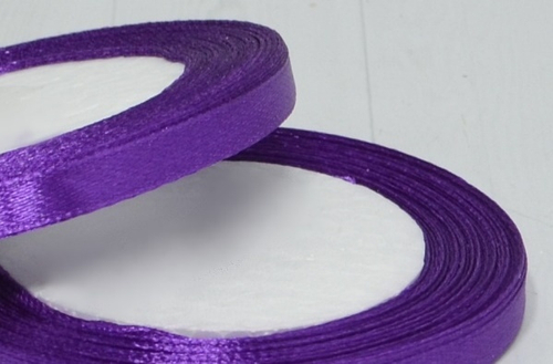 Лента атласная 0,6см х 22м "Пурпурная" (№35) 1 шт