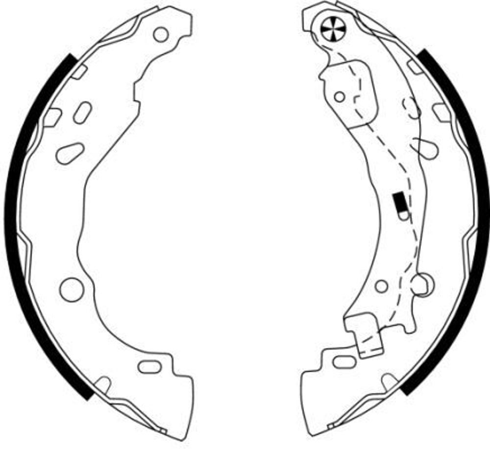 TEXTAR - 91061600-TET - Brake Shoe Set