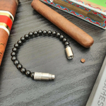 Браслет с пробойником для сигар SOLO STEEL Оникс 8mm