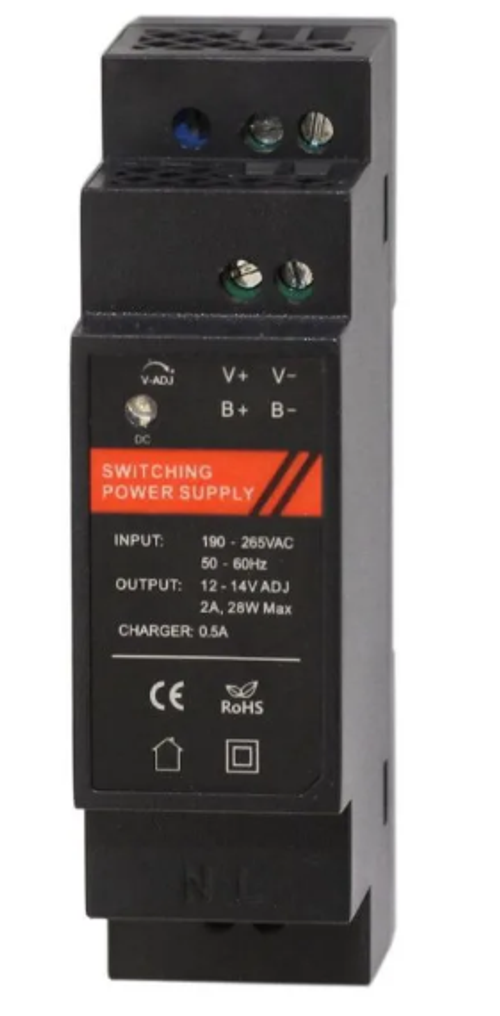 ST-PS102DIN 12V 2A Блок бесперебойного питания