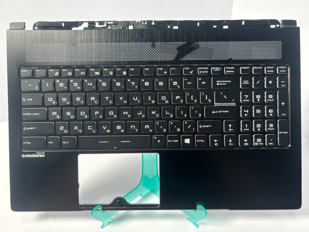 Верхняя панель с клавиатурой (топкейс) для ноутбука MSI GS63 7 Stealth Pro (957-16K21E-C19)