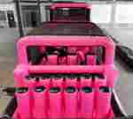 Коммерческая надувная полоса препятствий «Аква-Неон», 18×3×4 м