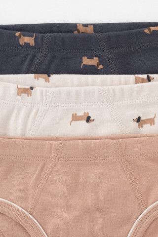 трусы/ уп  для мальчика  К 1928-3уп/песок,бежевый,тем.серый,таксы