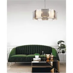 6594/8 MODERNI LN26 204 хром/тонированное стекло, металл/стекло Люстра подвесная E14 8*40W 220V DANDY