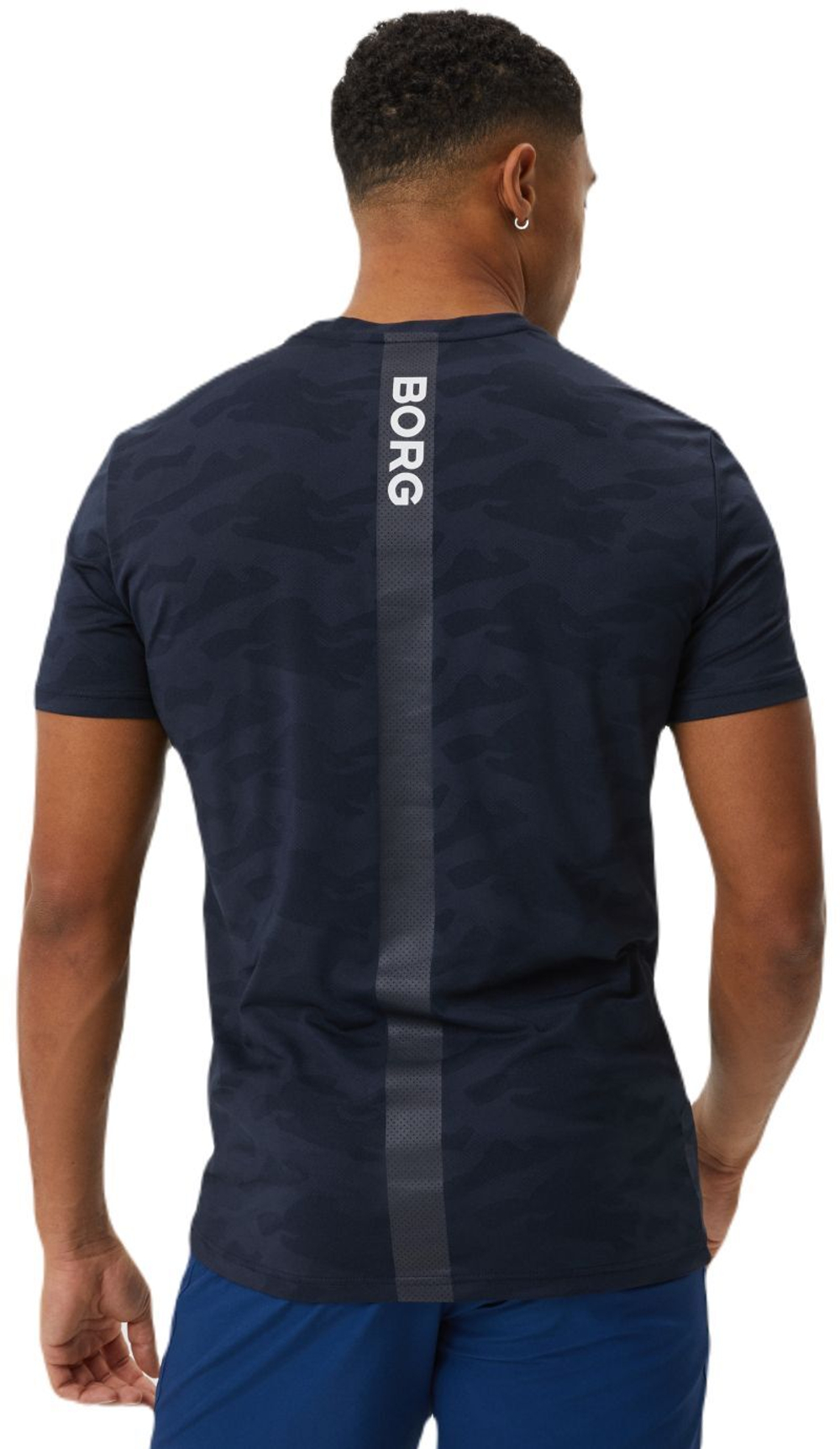 Мужская теннисная футболка Björn Borg Performance T-Shirt - night sky