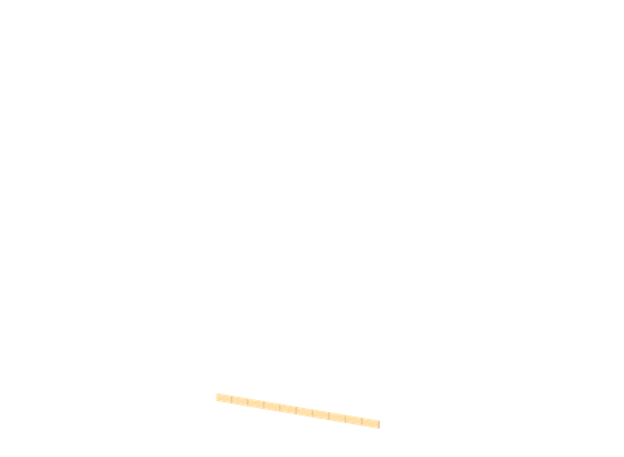 Отбойник для стеновой панели с рустом "Кирпич" 120х1,2х40