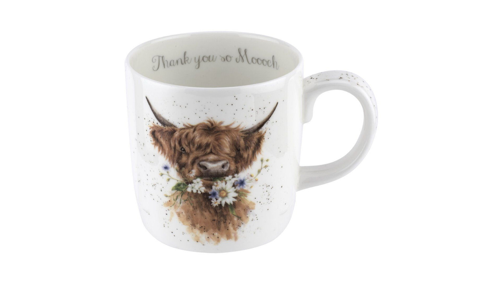 Кружка 400мл Royal Worcester Забавная фауна Спасибо от бычка