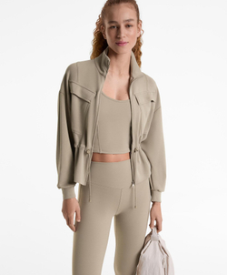 OYSHO Легинсы Comfortlux длиной 65 см, светлый-хаки