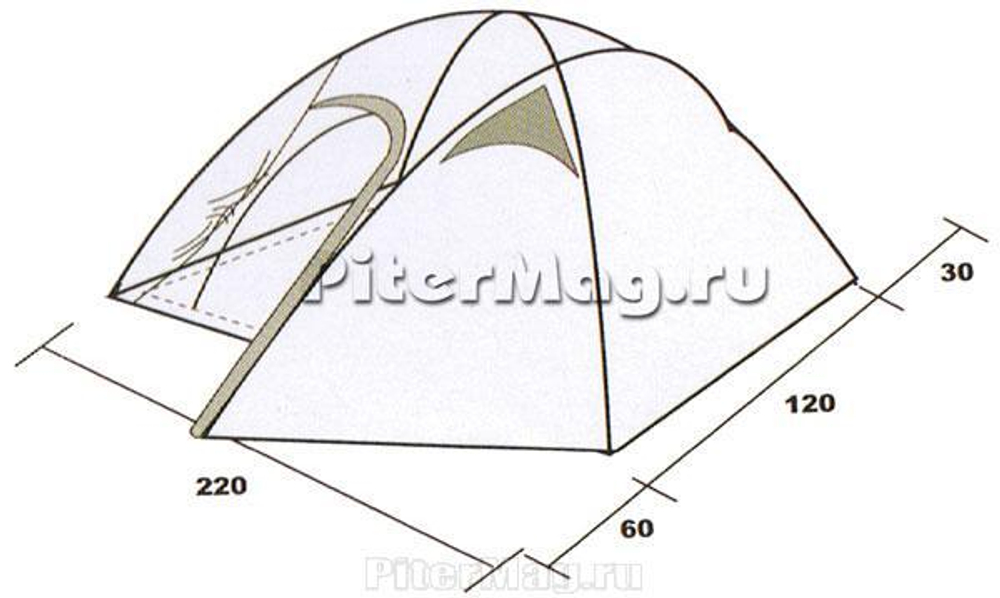 Палатка KingCamp Adventure 2