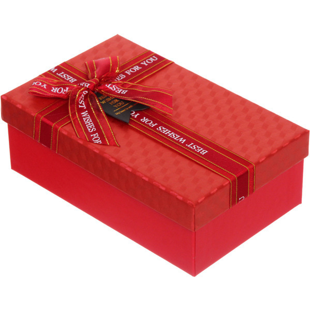 Коробка подарочная «Момент» 19*12*6,5 см, красный