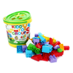 Конструктор в ведре BLOCKS №44. Артикул Арт.№044 (в наборе детали конструктора, ведро, крышка от вед