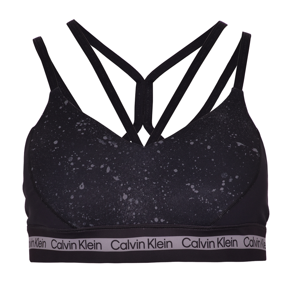 ТОП теннисный Calvin Klein Low Support Sports Bra - черный