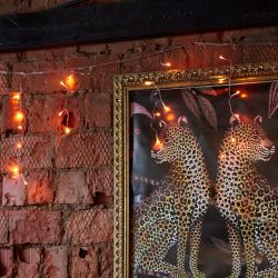 ULD-B12006-195-TTK AMBER IP44 Бахрома светодиодная с эффектом мерцания. 12м. Соединяемая. 195 светодиодов. Янтарный свет. Провод прозрачный. ТМ Uniel