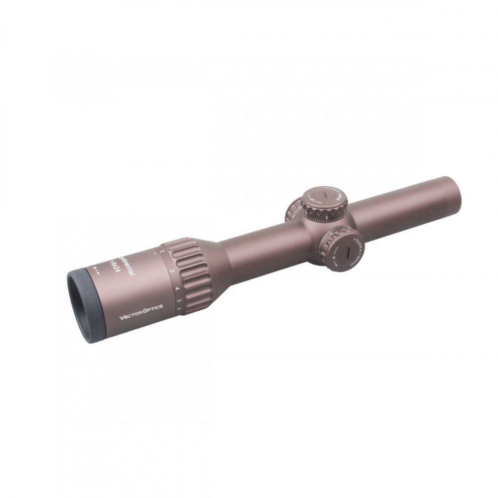 Тактический прицел Vector Optics Continental X6 1-6x24 SFP FDE для динамичных стрелковых дисциплин