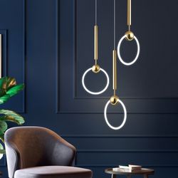 Подвесной светильник RING L D30 Золото