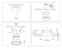 Ambrella Встраиваемый точечный светильник GX53 GX Standard tech TN51804