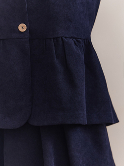 Жакет вельвет укороченный