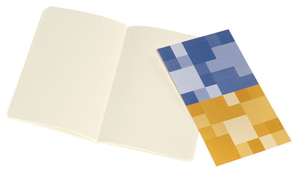 Блокнот Moleskine Volant Pocket 90x140 мм 80 стр нелинованный мягкая обложка 2 шт (QP713B41M17)