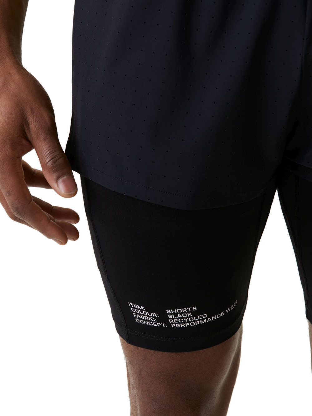Мужские теннисные шорты Björn Borg Sthlm Rfd Shorts - black beauty