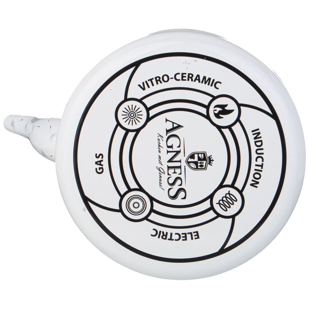 ЧАЙНИК AGNESS ЭМАЛИРОВАННЫЙ СЕРИЯ "DANDELION", 2,6 Л