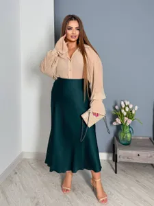 Юбка шелковая УК-160 Фабрика Моды