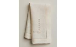 Zara Home столовая салфетка из льна, ажурная отделка, 45 45 см (комплект 2 шт.)