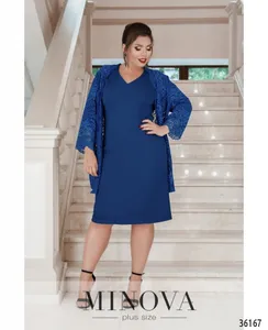 Платье 389-1-электрик Minova