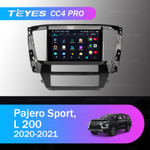 Teyes CC4 Pro 10,2" для Mitsubishi Pajero Sport, L 200 2020-2021