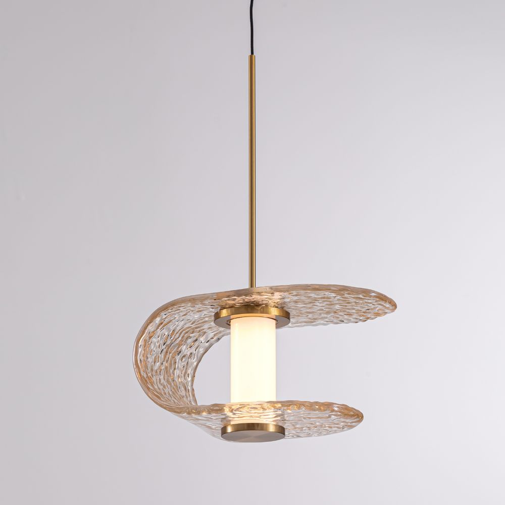 Подвесной светильник MD24020901-1A gold/cognac