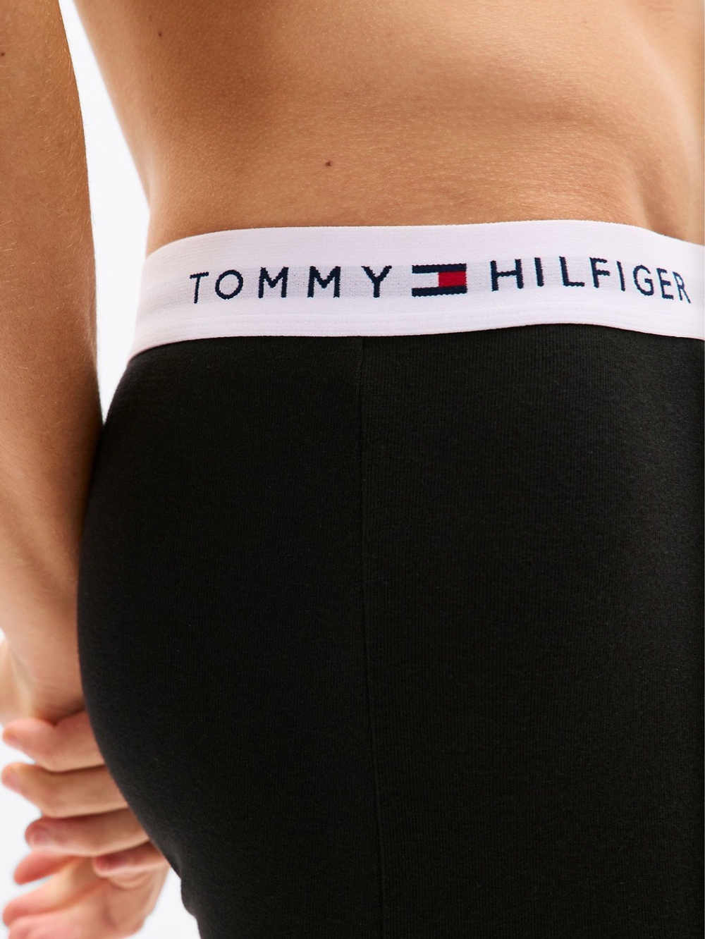 Трусы боксеры-транки Tommy Hilfiger Cotton Classics 3-Pack Black