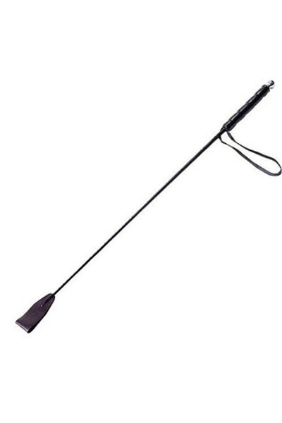 Стек из натуральной кожи Sitabella со шлепком на кончике (черный) (Цвет: черный)