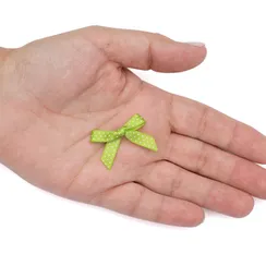 Бантик салатовый/горох