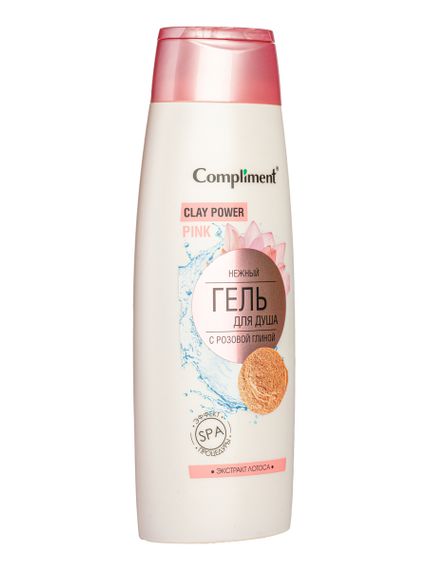 Duş geli \ Гель Для Душа Compliment  Нежный с розовой глиной